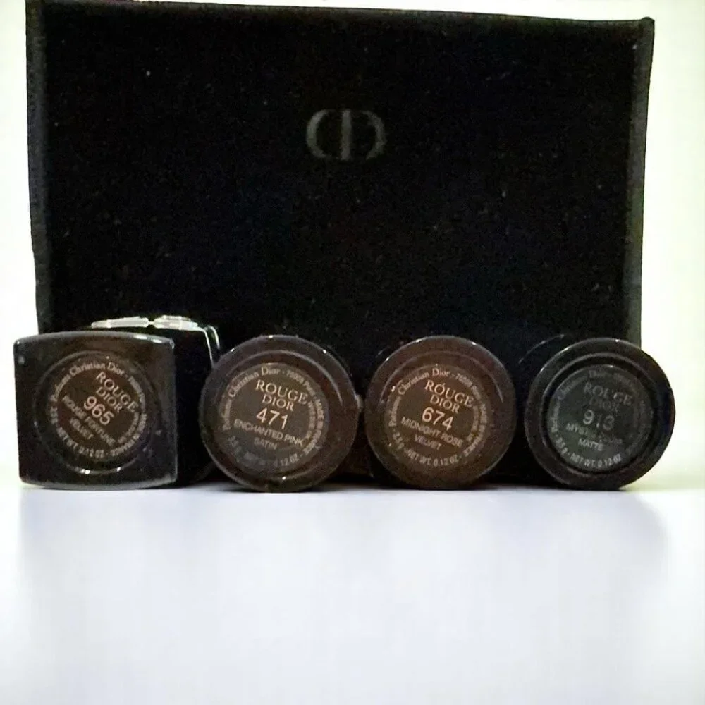 NWT Dior Rouge Dior Minaudière Limited Edition Clutch & Lipstick Holder Gift Set